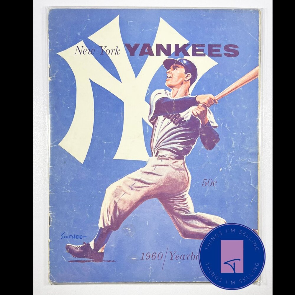 🔥1960 New York Yankees Baseball Yearbook 🔥